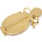 CHANEL Bow Mirror Brooch Pin Gold 160648 3