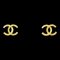 Chanel Boucles d'Oreilles Bouton Clip-On Noir 93A 142105, Set de 2 1