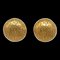 Chanel Button Earrings Clip-On Gold 140191, Set of 2 1