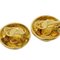Chanel Button Earrings Clip-On Gold 140191, Set of 2 3
