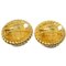 Chanel Button Earrings Clip-On Gold 132068, Set of 2, Image 3