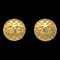 Chanel Button Earrings Clip-On Gold 2400 112492, Set of 2 1
