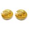 Chanel Button Earrings Clip-On Gold 2855/29 112519, Set of 2 3