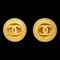 Orecchini a bottone Chanel in oro 29 142093, set di 2, Immagine 1