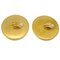 Chanel Button Earrings Clip-On Gold 29 142093, Set of 2 3