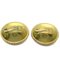 Chanel Button Earrings Clip-On Gold 94A 19484, Set of 2, Image 3
