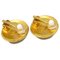 Chanel Button Earrings Clip-On Gold 94A 112323, Set of 2 4