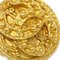 Chanel Button Earrings Clip-On Gold 94A 112323, Set of 2 2