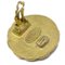 Pendientes Chanel de botón con clip dorado y negro 95P 142176. Juego de 2, Imagen 4