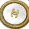 Chanel Button Earrings Clip-On Gold Shell 94P 110780, Set of 2 2