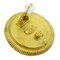 Pendientes de botón Chanel con clip de concha dorada 94P 110780. Juego de 2, Imagen 4