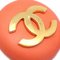 Chanel Button Earrings Clip-On Orange 24 190604, Set of 2 2