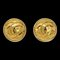 Chanel Button Earrings Gold 94P 130780, Set of 2, Image 1