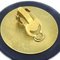 Chanel Knopf-Ohrringe Gold Schwarz Clip-On 94P 60169, 2er Set 3