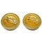 Chanel Button Earrings Gold Clip-On 93P/2939 140314, Set of 2 3