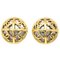 Clip-On Button Earrings from Chanel, Set of 2 1