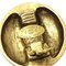 Orecchini con bottone e strass Chanel in oro 23 66401, set di 2, Immagine 3
