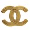 Gold CC Brooch Pin from Chanel 1