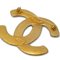 Goldene CC Broschennadel von Chanel 3