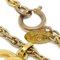 CHANEL Halskette mit CC-Anhänger Gold 112552 4