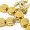 CHANEL CC Collar con colgante de cadena de diamantes de imitación en oro 96P 113289, Imagen 4