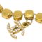 CHANEL CC Chain Pendant Necklace Rhinestone Gold 96P 113289, Image 2