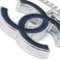 Collar con colgante de cadena de plata de Chanel, Imagen 3