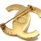 CHANEL CC Charm Brooch Pin Corsage Gold 96A AK36838g 3