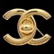CHANEL CC Charm Brosche Corsage Gold 96A AK36838g 1