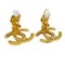 CC Clip-On Earrings from Chanel, Set of 2 2