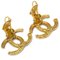 Orecchini Chanel CC a clip in oro 131967, set di 2, Immagine 4