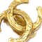 Orecchini Chanel CC a clip in oro 131967, set di 2, Immagine 2