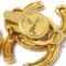 Orecchini Chanel CC a clip in oro 131967, set di 2, Immagine 3