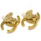 Chanel Cc Earrings Clip-On Gold 122620, Set of 2 3