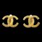 Chanel Cc Earrings Clip-On Gold 122620, Set of 2 1