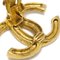 Chanel Cc Earrings Clip-On Gold 122620, Set of 2 4