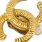Chanel Cc Earrings Clip-On Gold 122620, Set of 2 2