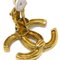 Chanel Cc Earrings Clip-On Gold 93P 131964, Set of 2 4