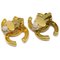 Chanel Cc Earrings Clip-On Gold 93P 131964, Set of 2 3