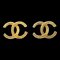 Chanel Cc Earrings Clip-On Gold 93P 131964, Set of 2 1