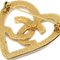 CHANEL CC Heart Brooch Gold 95P 123242, Image 3