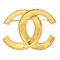 Gold Logos Brooch from Chanel 1