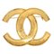 Gold CC Logos Brooch from Chanel 1