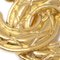 Chanel Cc Gesteppte Ohrringe Clip-On Gold 2459 151816, 2 . Set 2