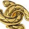 Chanel Cc Quilted Ohrringe Clip-On Gold 2459 113301, 2er Set 2