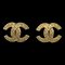 Chanel Cc Quilted Earrings Clip-On Gold 2913 113287, Set of 2 1