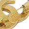 CHANEL CC Rhinestone Brooch Pin Gold 112258 3