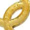CHANEL CC Rhinestone Brooch Pin Gold 174 142111, Image 4