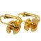 Chanel Cc Rhinestone Earrings Clip-On Gold 131514, Set of 2 3