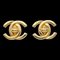 Chanel Cc Turnlock Earrings Clip-On Gold Small 95A Ak35514K, Set of 2 1